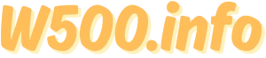 W500 logo for game and app login